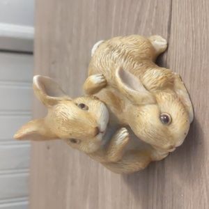 Vintage Ceramic Bunny figurine-Homco